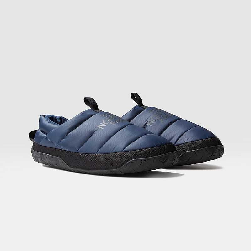 Men's The North Face Nuptse Winter Shoes Navy / Black | Malaysia-1309274