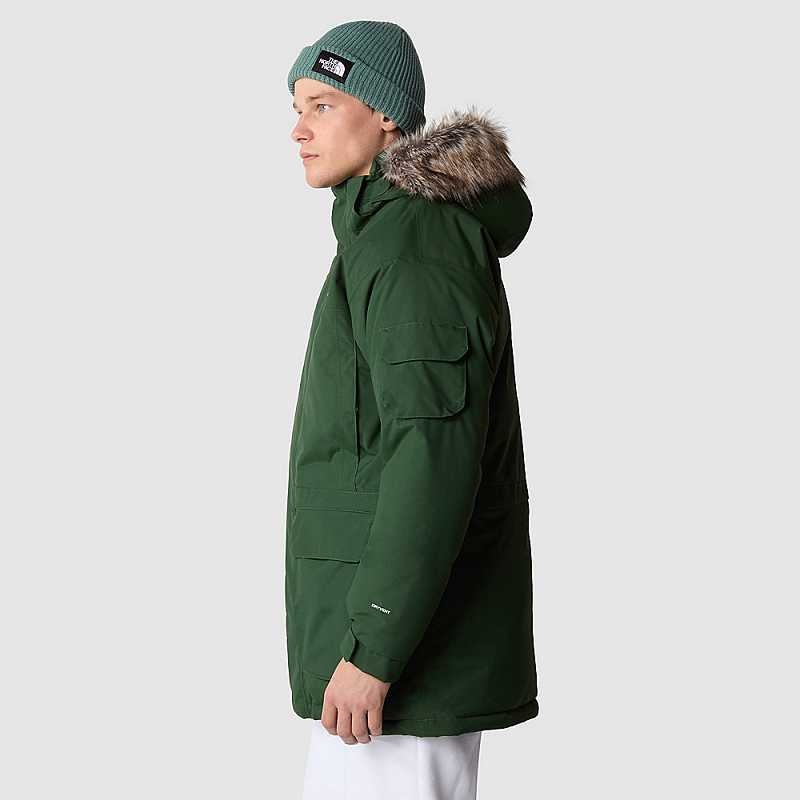 Men's The North Face Recycled Down Jackets Deep Green | Malaysia-2387509