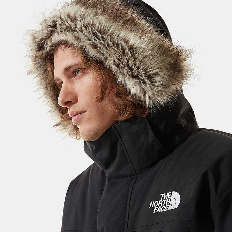 Men's The North Face Recycled Down Jackets Black | Malaysia-5426871