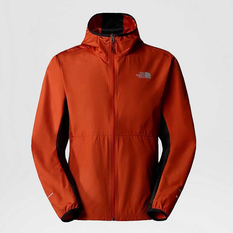 Men\'s The North Face Run Wind Windbreaker Brown | Malaysia-5163824