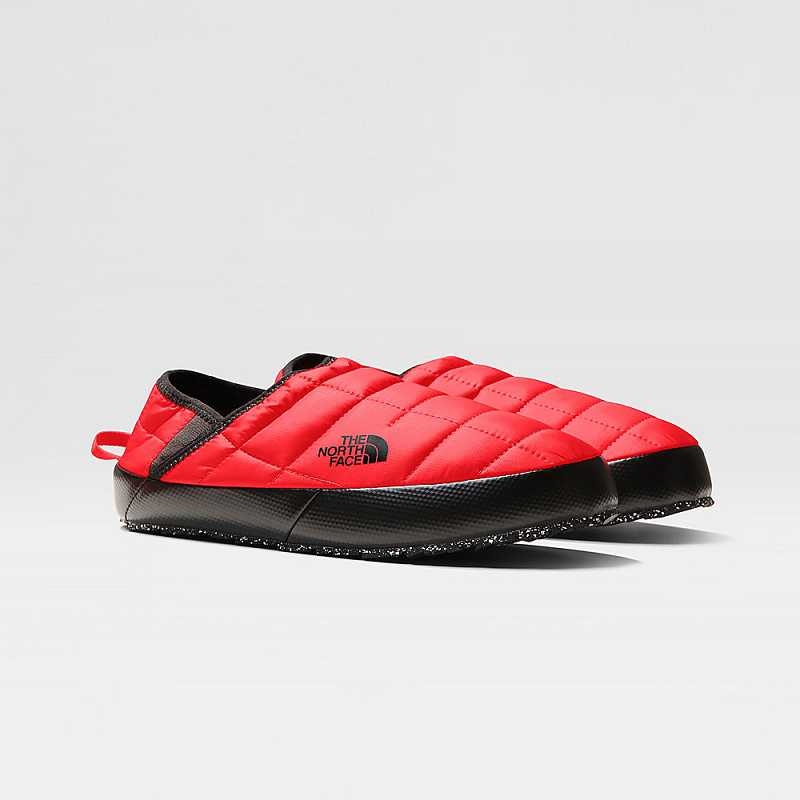 Men's The North Face ThermoBall™ V Traction Winter Shoes Red / Black | Malaysia-9508734