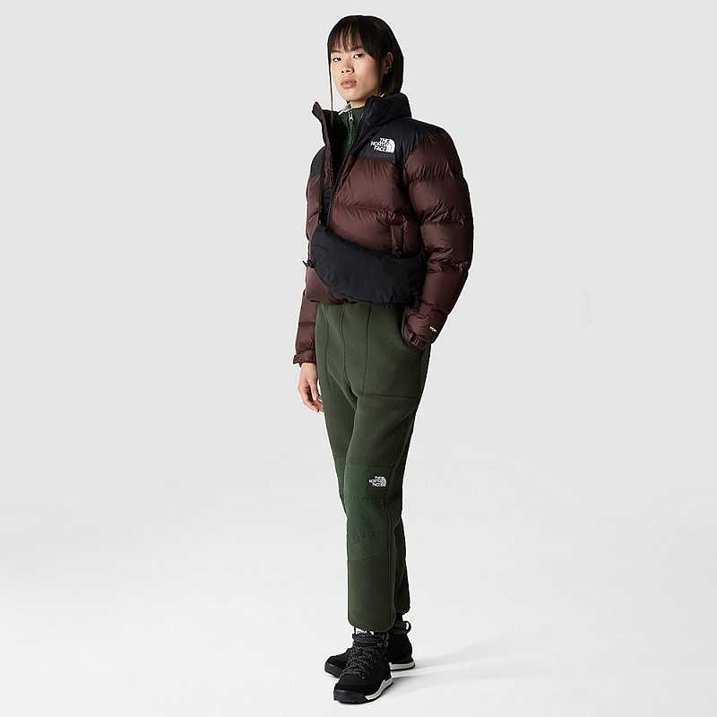 Women's The North Face 1996 Retro Nuptse Down Jackets Black Brown / Black | Malaysia-3760891