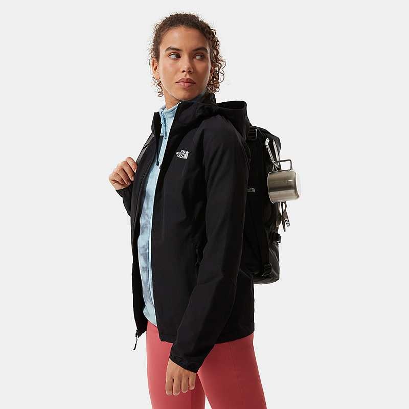 Women's The North Face Apex Nimble Windbreaker Black | Malaysia-6943801