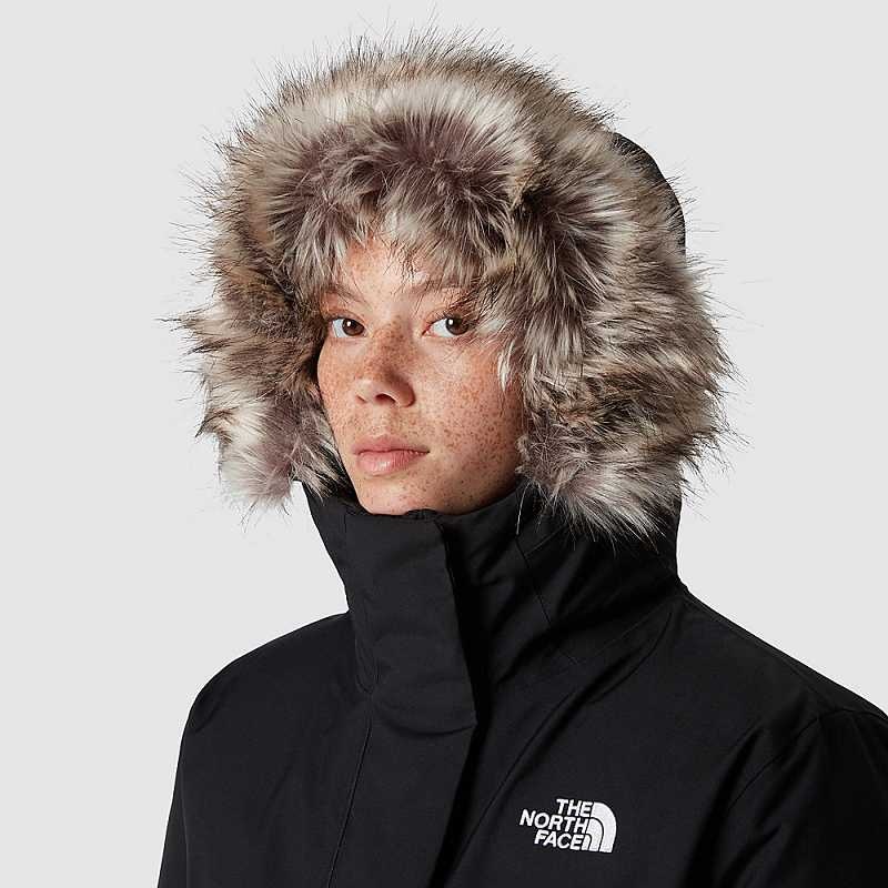 Women's The North Face Arctic Parka Black | Malaysia-4157892