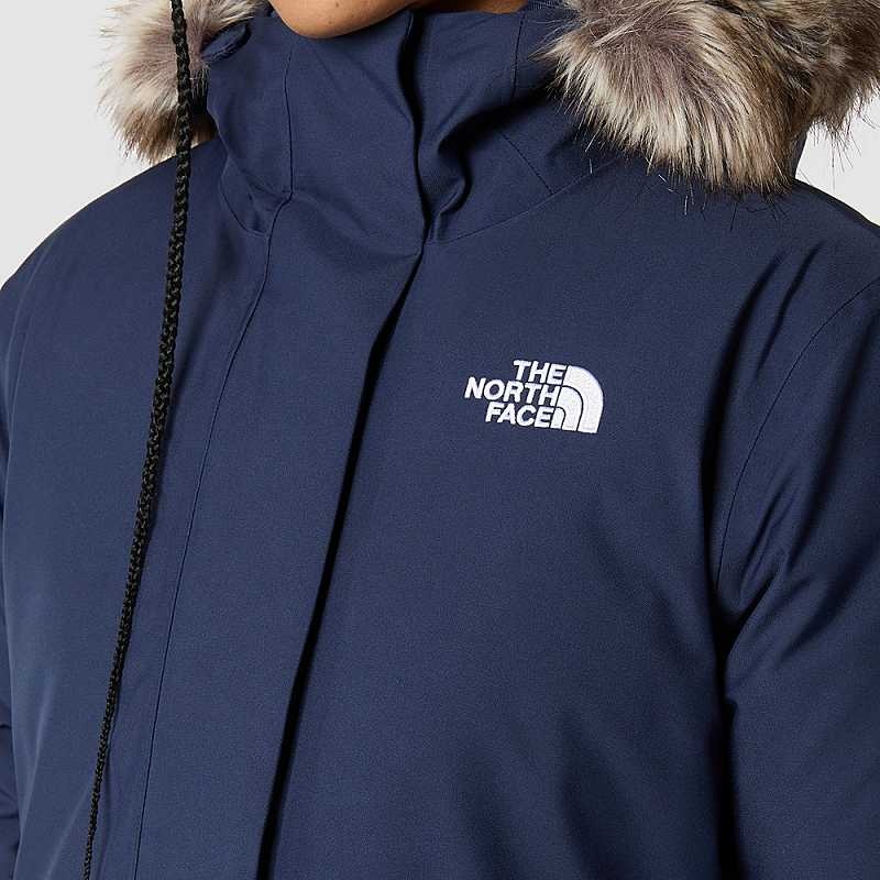 Women's The North Face Arctic Parka Navy | Malaysia-5098643