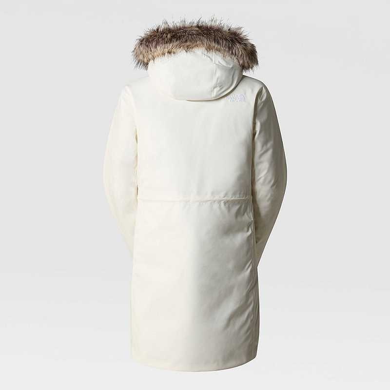 Women's The North Face Arctic Parka White | Malaysia-0935421