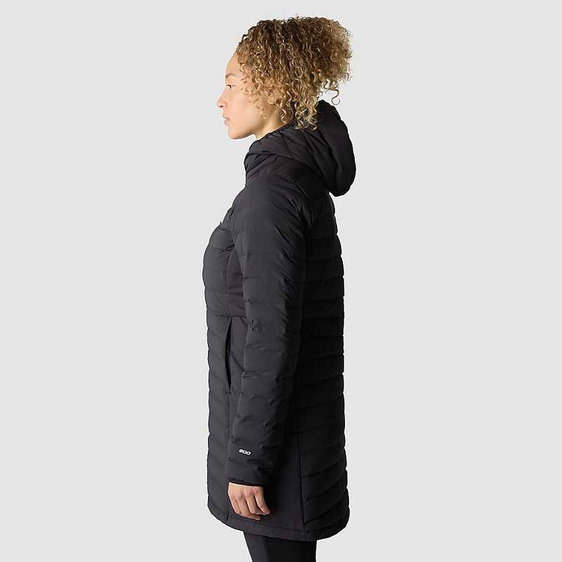 Women's The North Face Belleview Stretch Parka Black | Malaysia-8439207