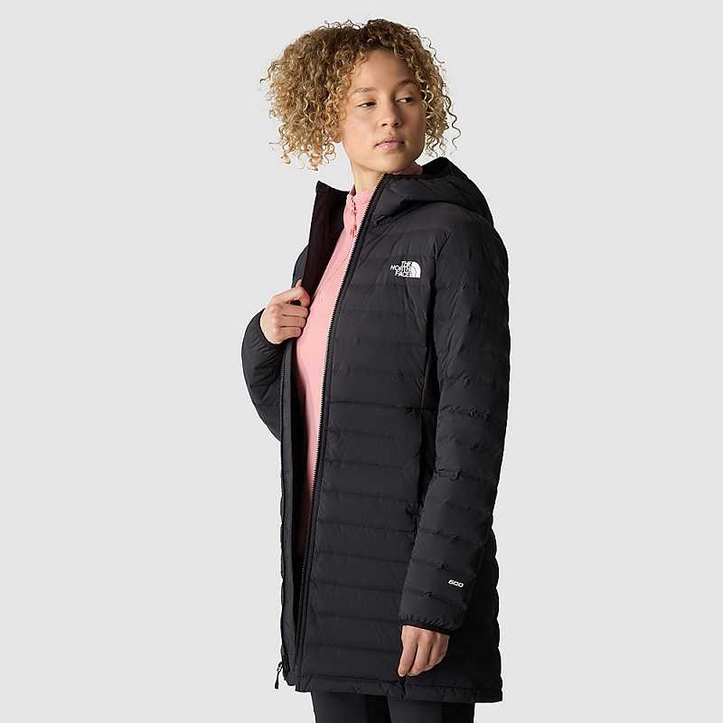 Women's The North Face Belleview Stretch Parka Black | Malaysia-8439207