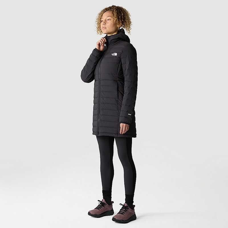 Women's The North Face Belleview Stretch Parka Black | Malaysia-8439207