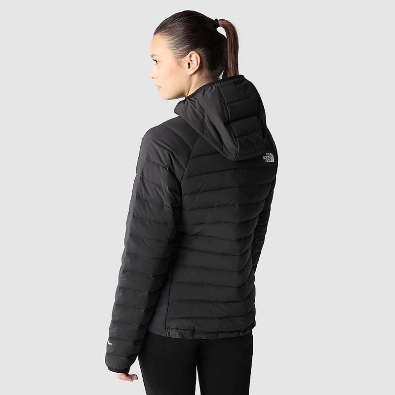 Women's The North Face Belleview Stretch Down Jackets Black | Malaysia-1286709