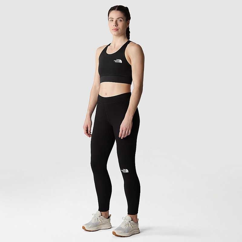 Women's The North Face Cotton Leggings Black | Malaysia-2683450