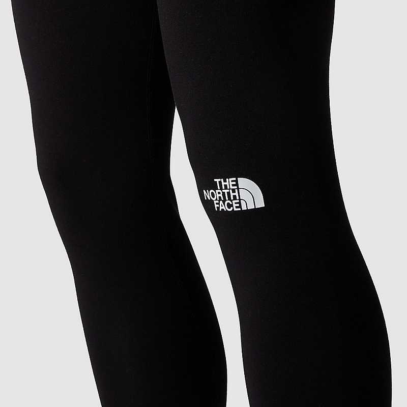 Women's The North Face Cotton Leggings Black | Malaysia-2683450