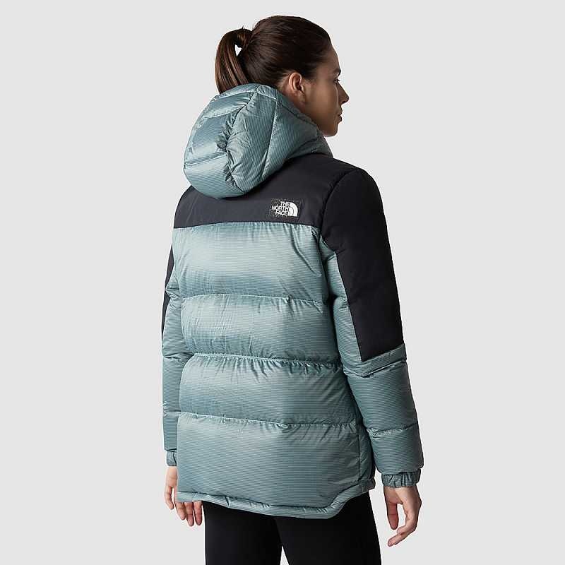 Women's The North Face Diablo Down Jackets Turquoise / Black | Malaysia-6790481