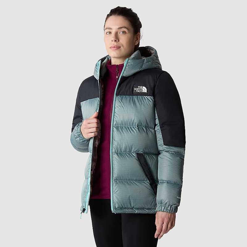 Women's The North Face Diablo Down Jackets Turquoise / Black | Malaysia-6790481