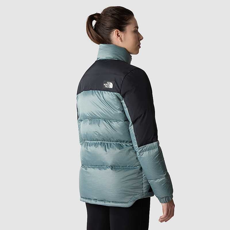 Women's The North Face Diablo Down Jackets Turquoise / Black | Malaysia-5480132