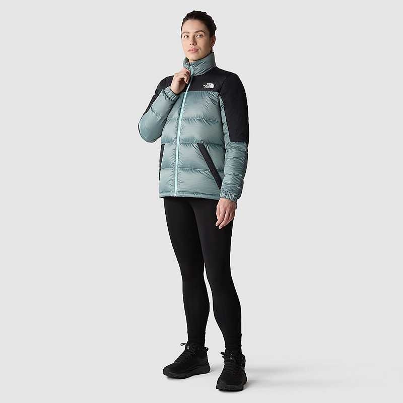 Women's The North Face Diablo Down Jackets Turquoise / Black | Malaysia-5480132