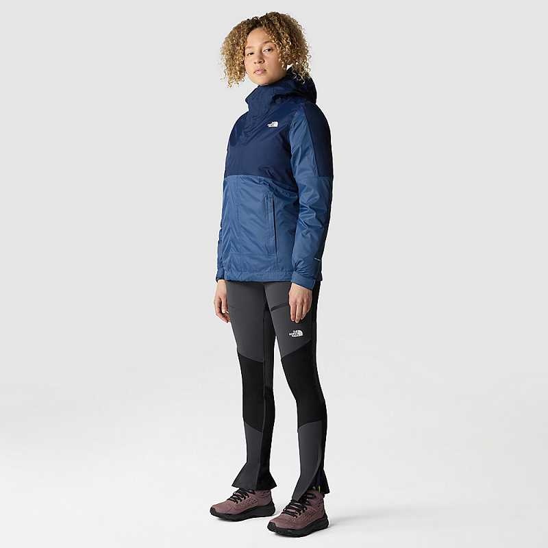 Women's The North Face Down Insulated DryVent™ Triclimate 3 In 1 Jackets Blue / Navy | Malaysia-8160927