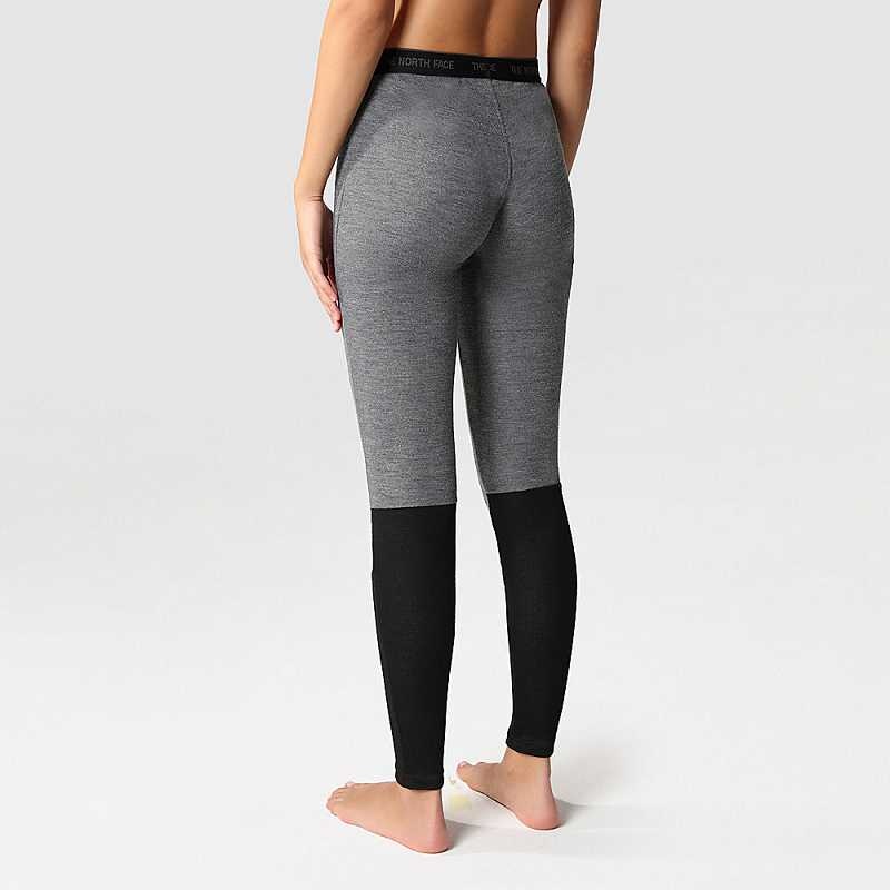 Women's The North Face Easy Leggings Grey / Black | Malaysia-1872950