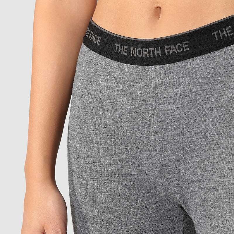 Women's The North Face Easy Leggings Grey / Black | Malaysia-1872950