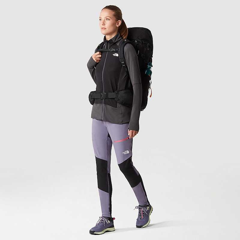 Women's The North Face Felik Alpine Leggings Light Purple / Black | Malaysia-2781945