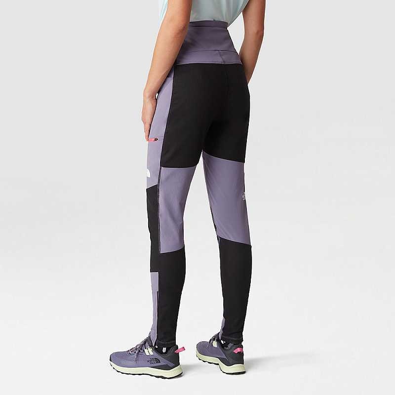 Women's The North Face Felik Alpine Leggings Light Purple / Black | Malaysia-2781945