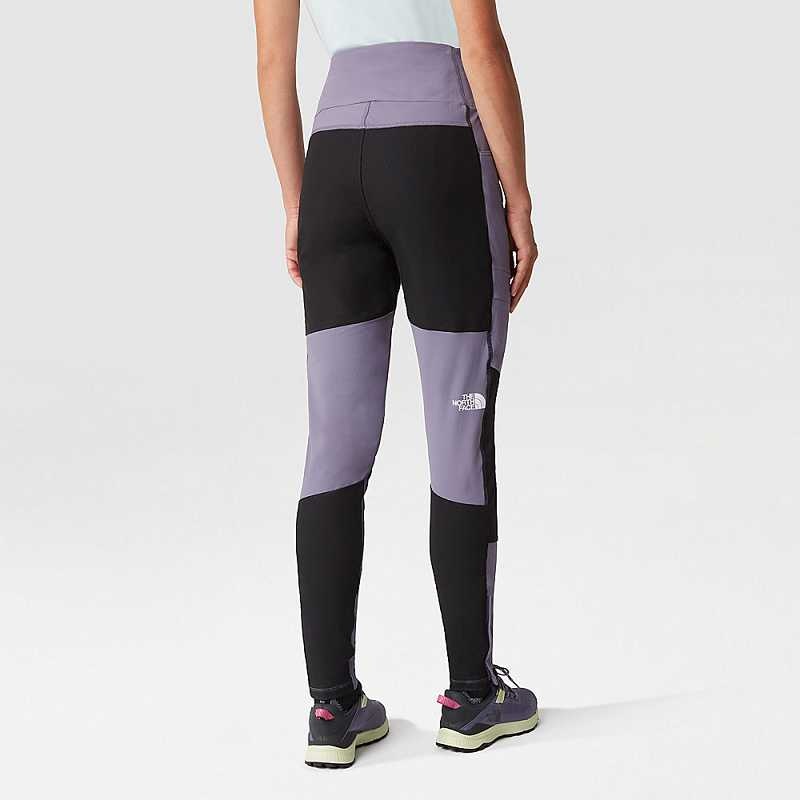 Women's The North Face Felik Alpine Leggings Light Purple / Black | Malaysia-2781945