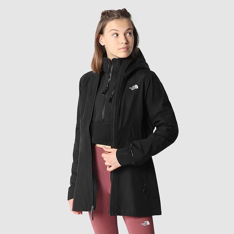 Women's The North Face Hikesteller Parka Black | Malaysia-2147958