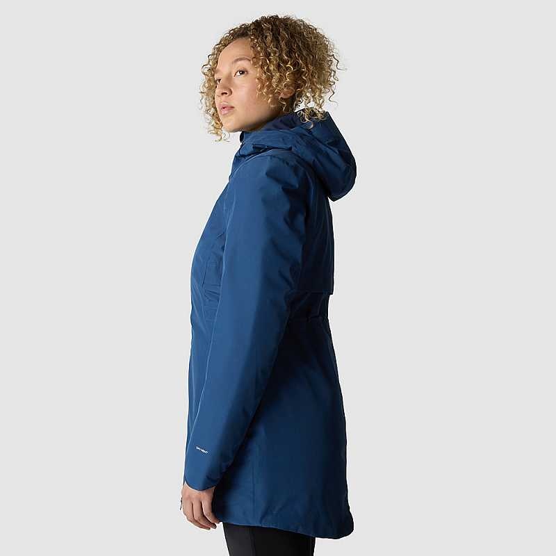 Women's The North Face Hikesteller Parka Blue / Navy | Malaysia-4380672