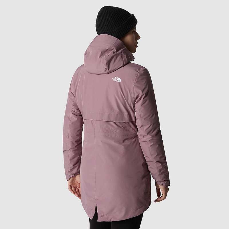 Women's The North Face Hikesteller Parka Grey / Rose | Malaysia-8312560