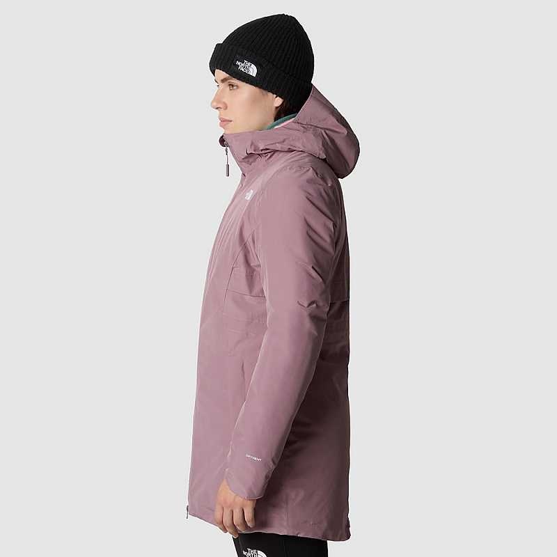 Women's The North Face Hikesteller Parka Grey / Rose | Malaysia-8312560