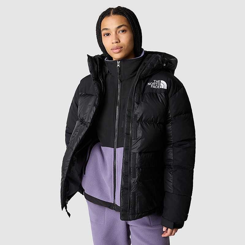 Women's The North Face Himalayan Down Jackets Black | Malaysia-9075123