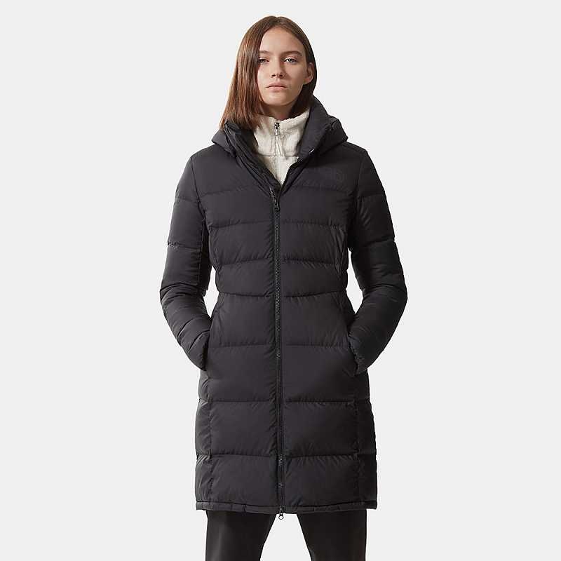 Women\'s The North Face Metropolis Parka Black | Malaysia-5790186