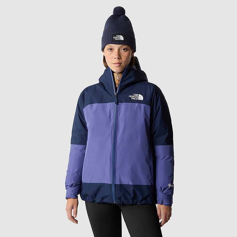 Women's The North Face Mountain Light TriclimateGORE-TEX® 3 In 1 Jackets Blue / Navy | Malaysia-0813652