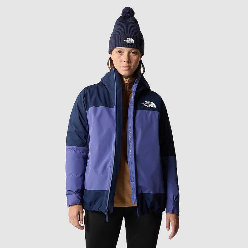 Women's The North Face Mountain Light TriclimateGORE-TEX® 3 In 1 Jackets Blue / Navy | Malaysia-0813652