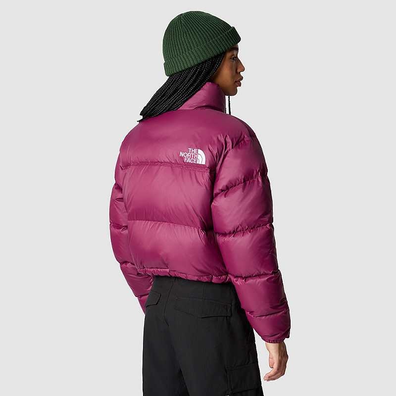 Women's The North Face Nuptse Down Jackets Fuchsia | Malaysia-7320498