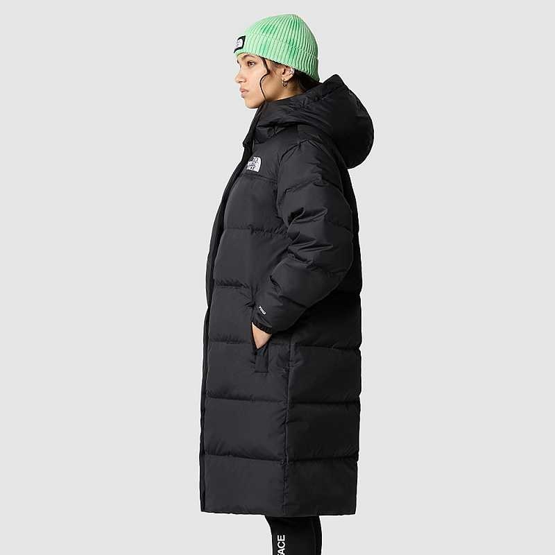 Women's The North Face Nuptse Parka Black | Malaysia-2756908