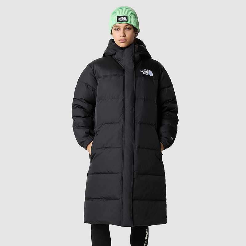 Women's The North Face Nuptse Parka Black | Malaysia-2756908