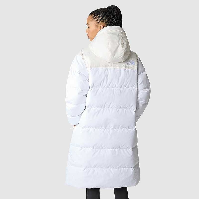 Women's The North Face Nuptse Parka White / White | Malaysia-9145378