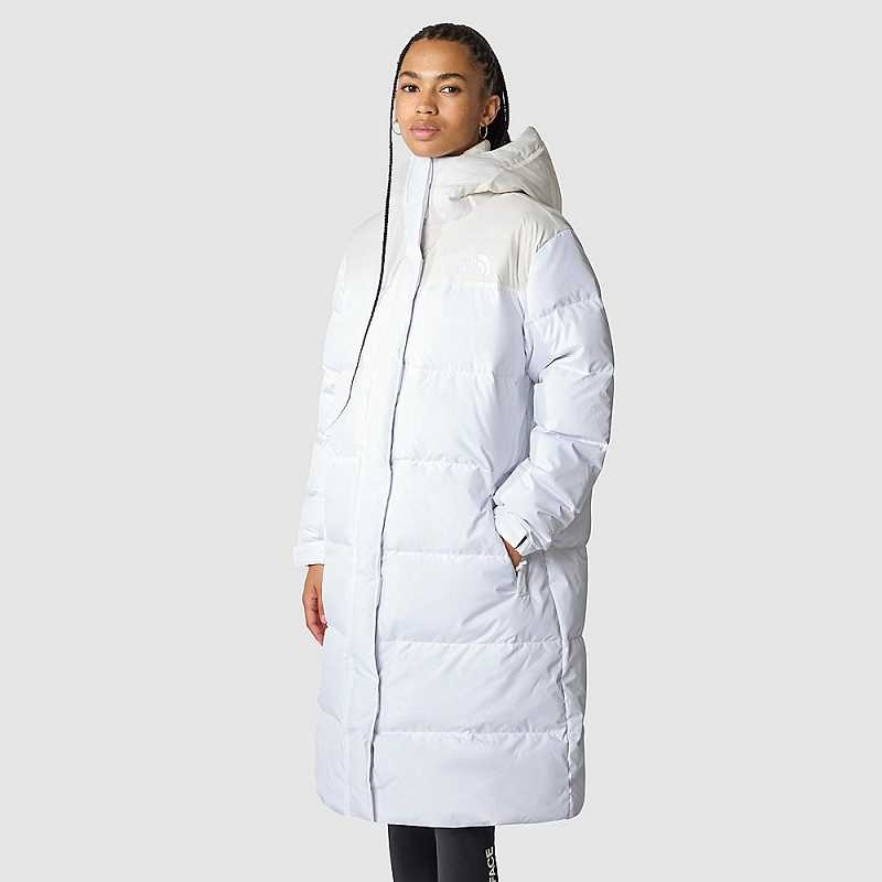 Women\'s The North Face Nuptse Parka White / White | Malaysia-9145378