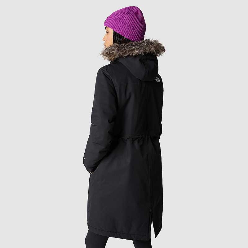 Women's The North Face Recycled Zaneck Parka Black | Malaysia-0427695