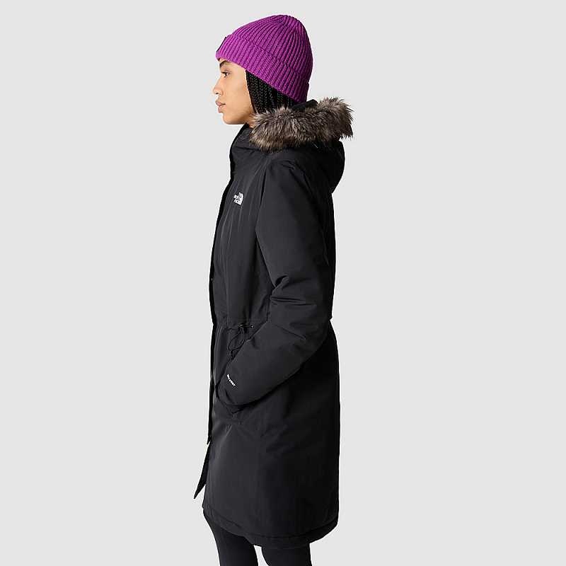 Women's The North Face Recycled Zaneck Parka Black | Malaysia-0427695