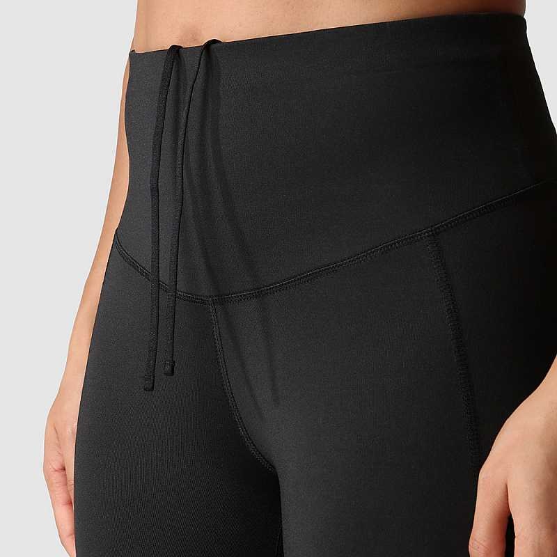 Women's The North Face Run Leggings Black | Malaysia-0791483