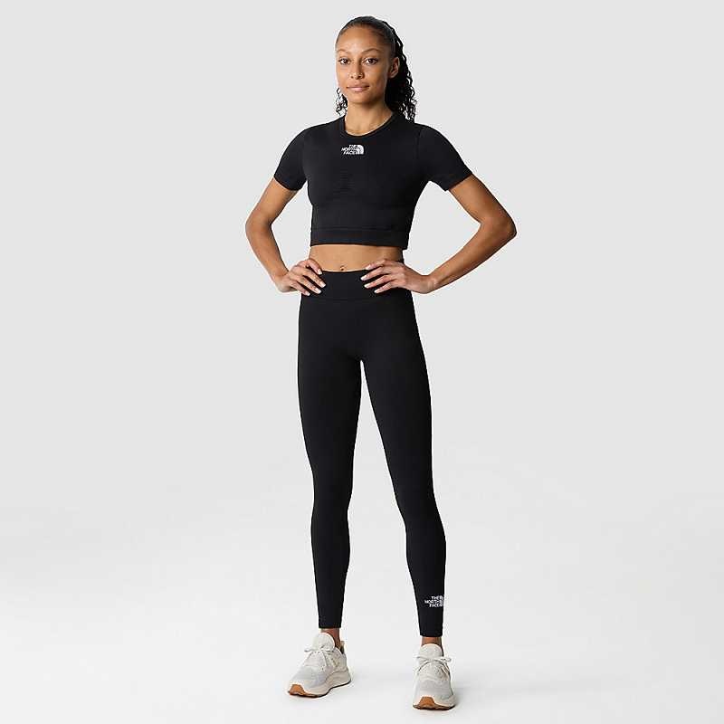 Women's The North Face Seamless Leggings Black | Malaysia-9174260