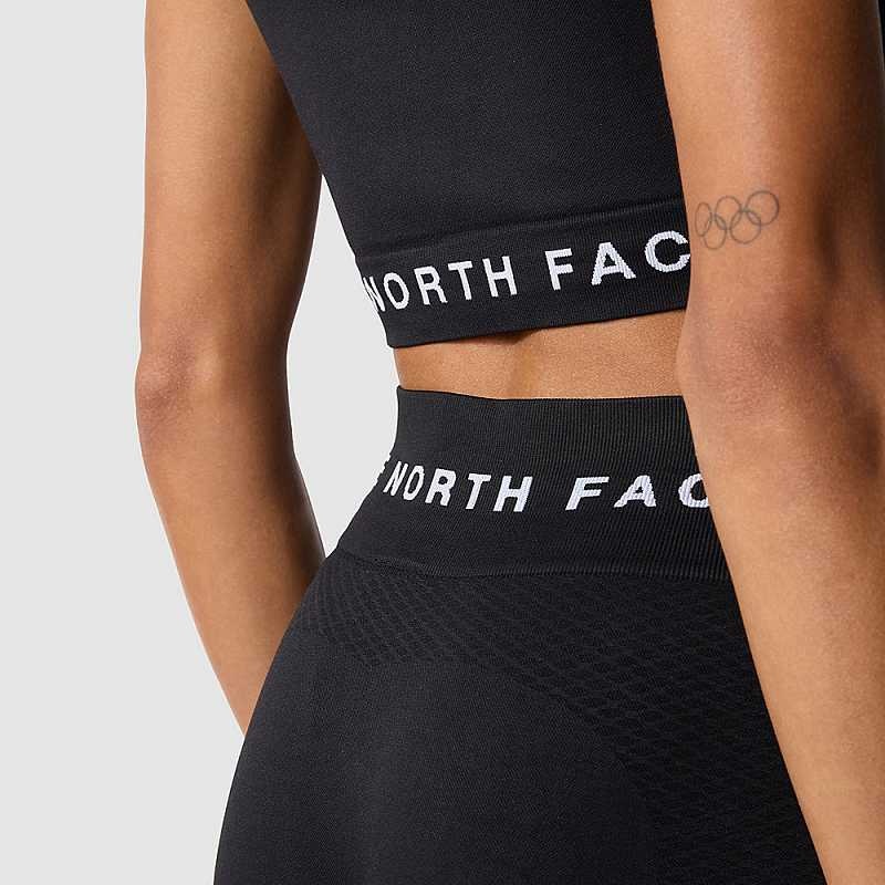 Women's The North Face Seamless Leggings Black | Malaysia-9174260