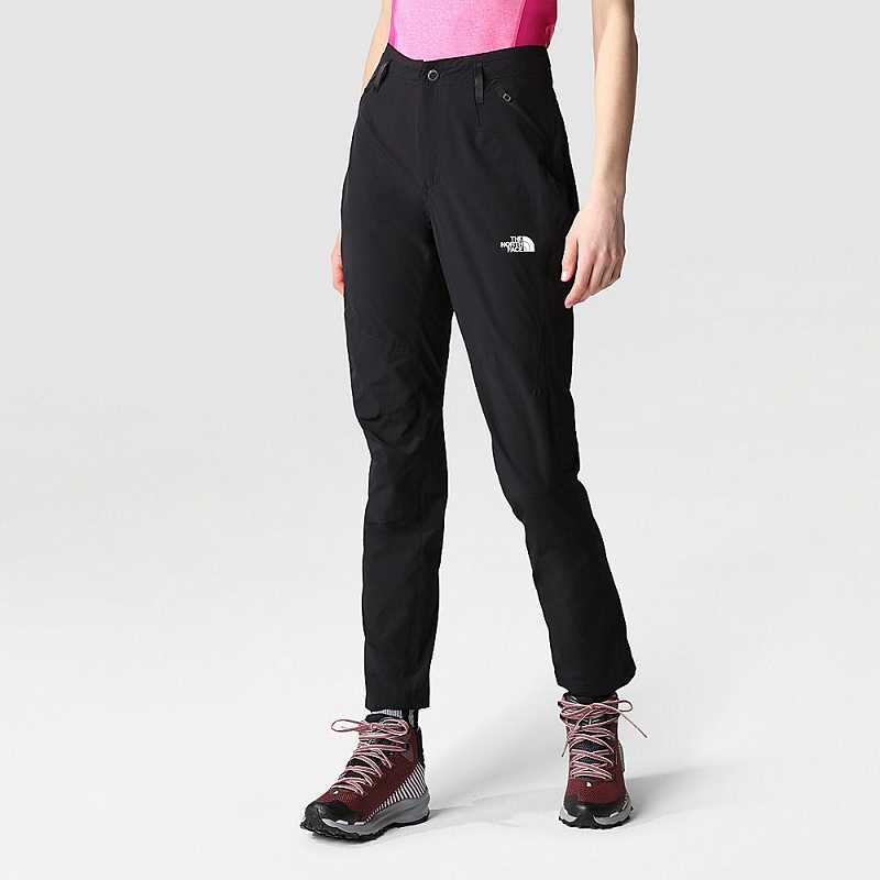 Women\'s The North Face Speedlight Slim Straight Pants Black | Malaysia-8421593