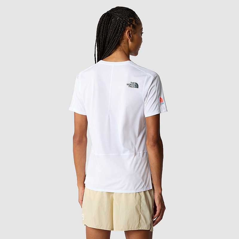 Women's The North Face Summit High Trail Run T Shirts Yellow | Malaysia-8039145