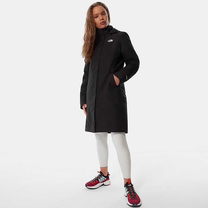 Women's The North Face Suzanne Triclimate Down Jackets Black | Malaysia-2093164